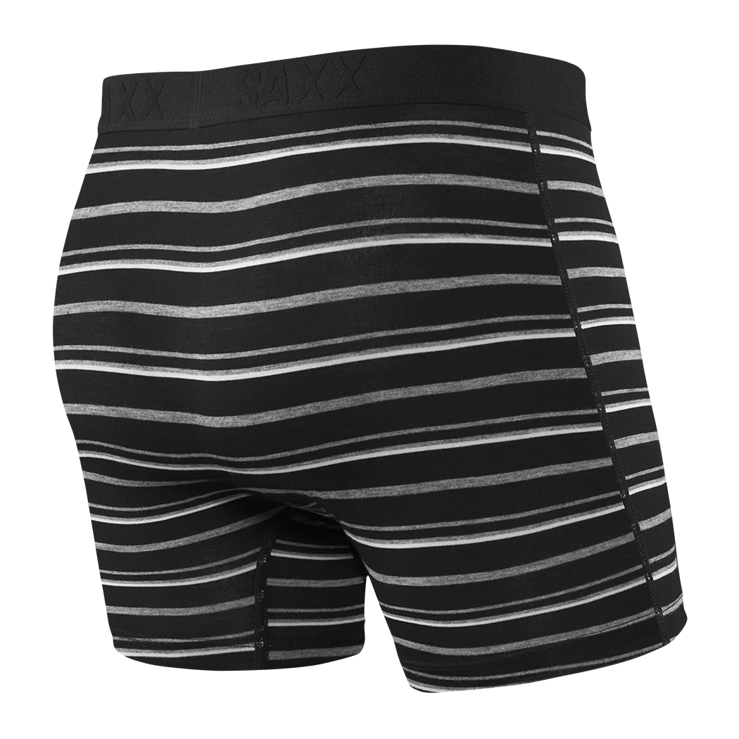 Men's | Saxx | SMBM35 | Vibe Boxer Brief | Black Coast Stripe