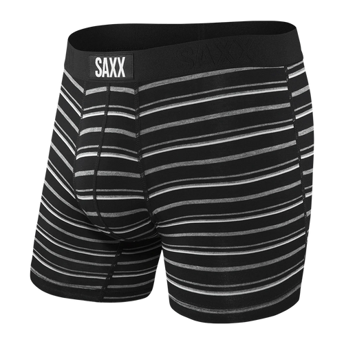 Men's | Saxx | SMBM35 | Vibe Boxer Brief | Black Coast Stripe