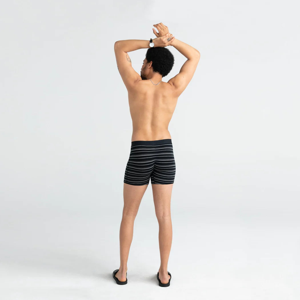 Men's | Saxx | SMBM35 | Vibe Boxer Brief | Black Coast Stripe