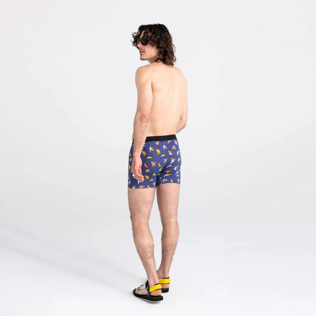 Men's | Saxx | SMBM35 | Vibe Boxer Brief | Rainbow Bananas / Navy