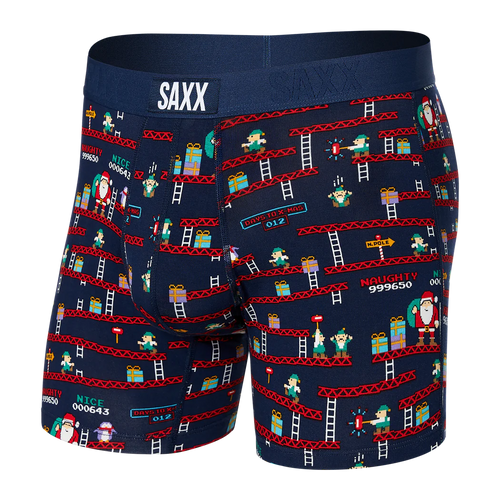 Men's | Saxx | SMBM35 | Vibe Boxer Brief | Santa's Workshop / Navy
