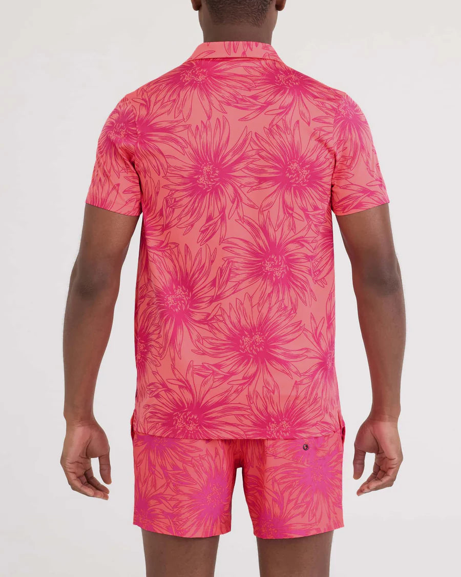 Men's | Saxx | SXRP40 | DropTemp® Dry Performance Resort Polo |  Big Daisy / Gumball