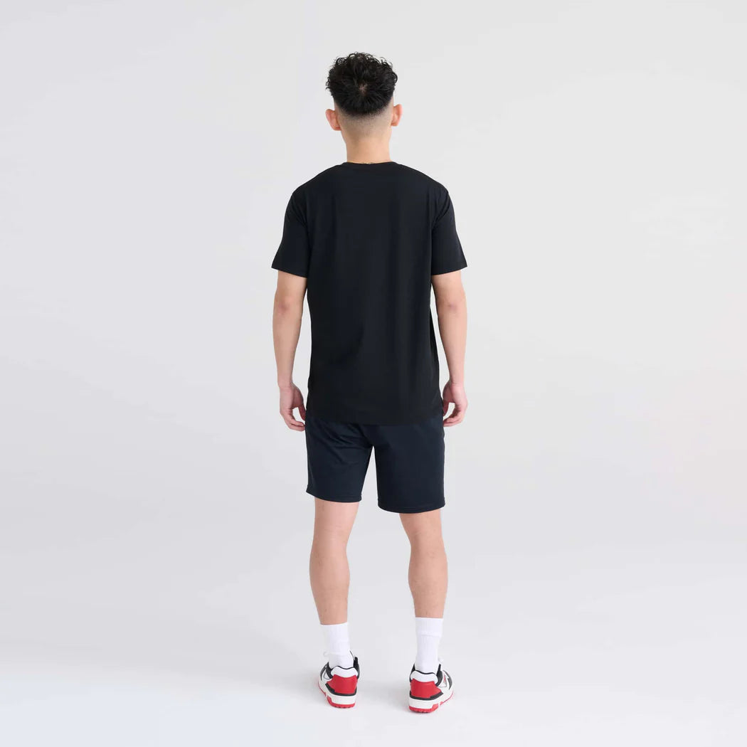 Men's | Saxx | SXTS82 | Drop Temp Cooling Cotton Crew Neck Short Sleeve | Black