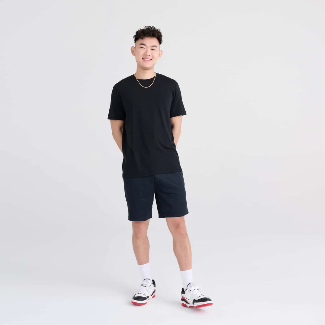 Men's | Saxx | SXTS82 | Drop Temp Cooling Cotton Crew Neck Short Sleeve | Black