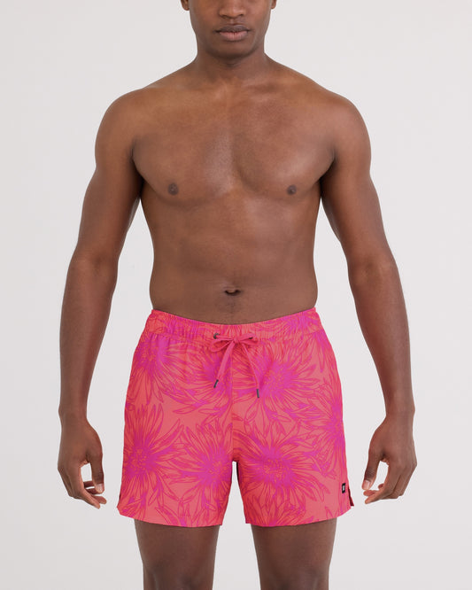 Men's | Saxx | SXSW03L | OH BUOY 2N1 VOLLEY 5" | Big Daisy / Bubblegum