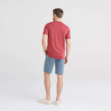 Load image into Gallery viewer, Men&#39;s | Saxx | SXTS82 | Drop Temp Cooling Cotton Crew Neck Short Sleeve | Red Clay
