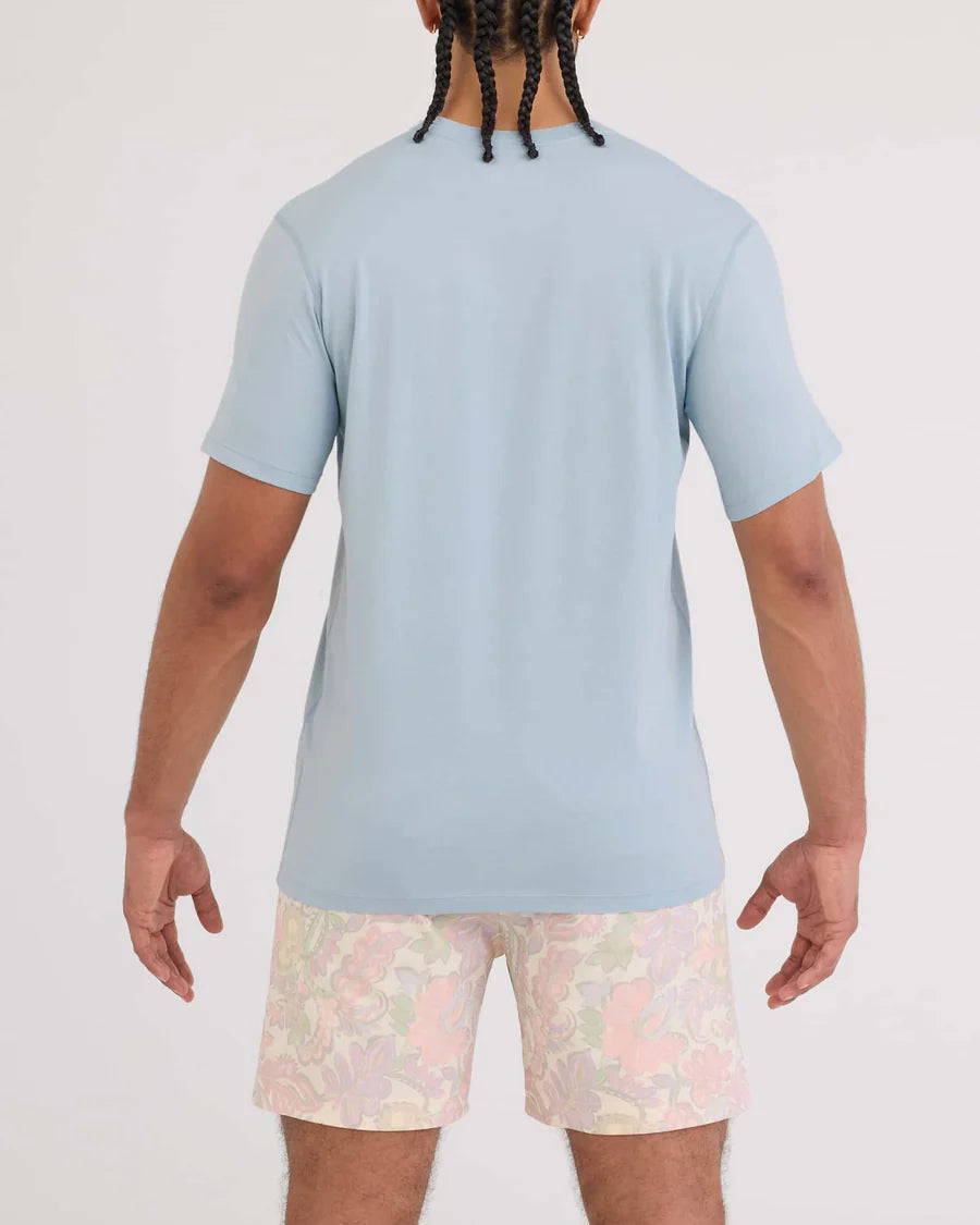 Men's | Saxx | SXTS82 | DropTemp® Cooling Cotton Cooling Cotton Tee | Blue Fog