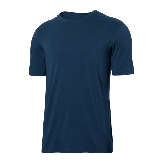 Men's | Saxx | SXTS82 | Drop Temp Cooling Cotton Crew Neck Short Sleeve | Dark Denim