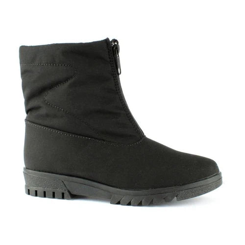 Women's | Toe Warmers | T07856 | Magic Mid Front Zip Boot | Black