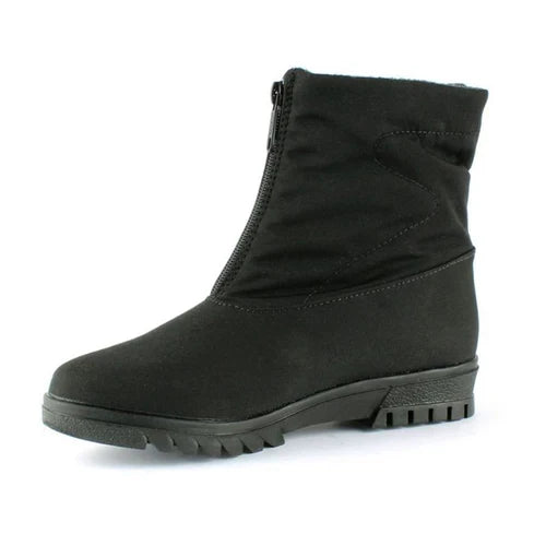 Women's | Toe Warmers | T07856 | Magic Mid Front Zip Boot | Black