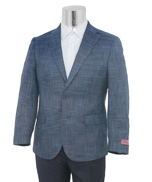 Men's | Bertolini | B66011-1 | Brit Blazer | Blue