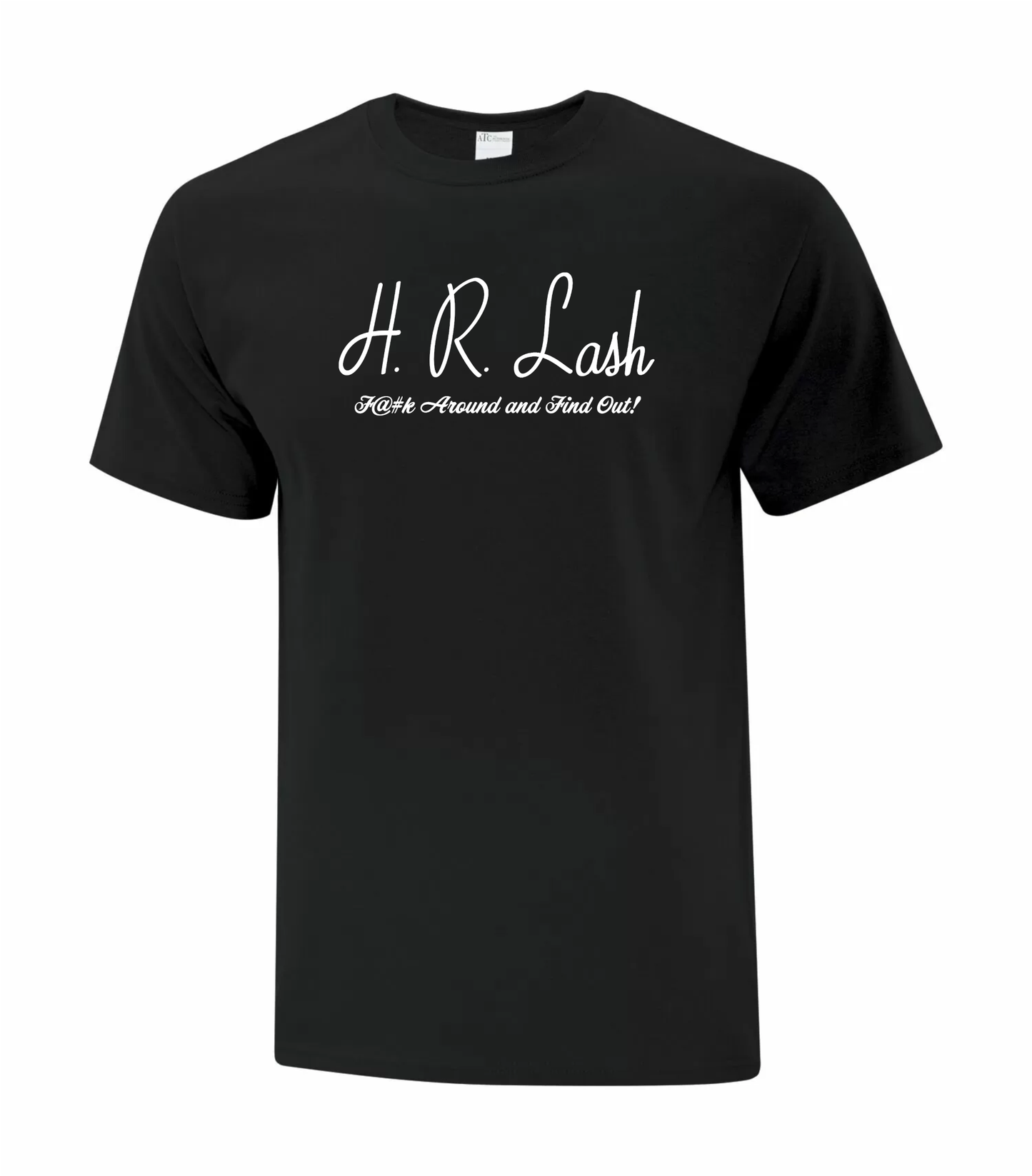 Men's  | H.R. Lash | Anti-Theft Slogan T-Shirt | Black
