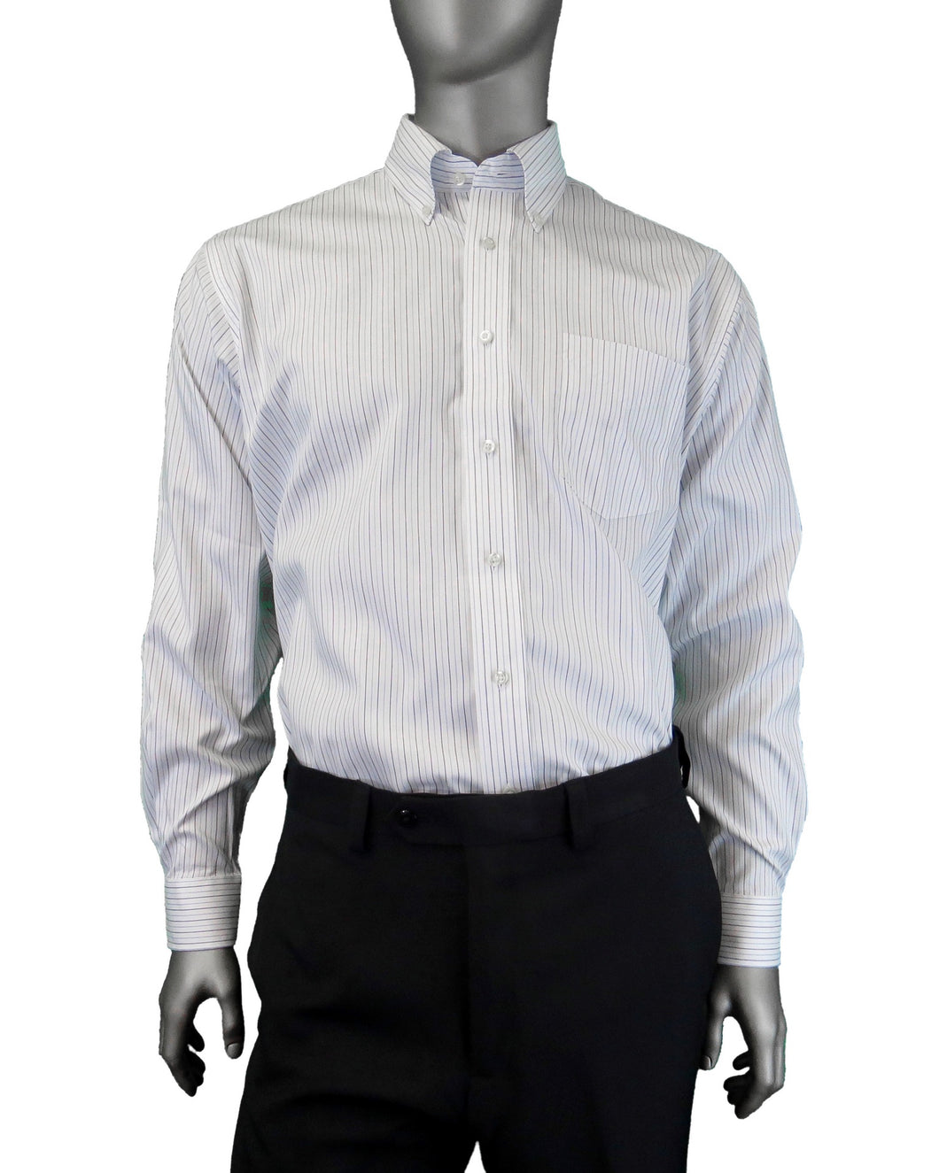 Men's | Forsyth | 3614-211 | Dress Shirt | 2 Blue Pinstripe