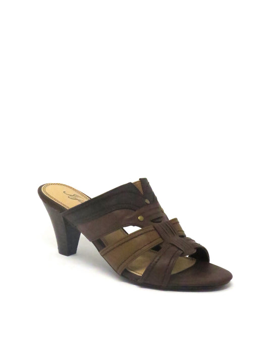 Women's | Infinity | 16-1706 | Slip-On Sandal | Walnut