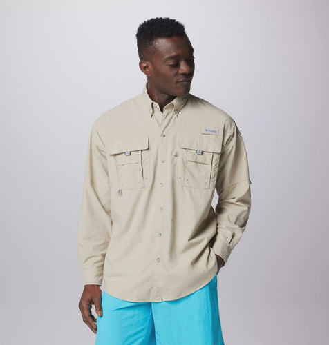 Men's | Columbia | 1011621 - 160 | PFG Bahama™ II Long Sleeve Shirt | Fossil