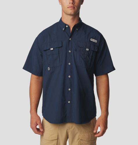 Men's | Columbia | 1011651 - 464 | PFG Bahama™ II Short Sleeve Shirt | Collegiate Navy