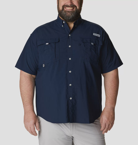 Men's | Columbia | 1011652 - 464 | PFG Bahama™ II Short Sleeve Shirt - Big | Collegiate Navy