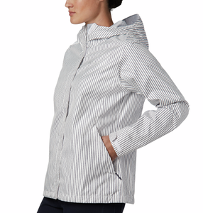 Women's | Columbia | RL0087-100 | Ridge Gate Uninsulated Jacket | White Medium Stripe Print