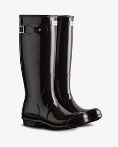 Women's | Hunter | WFT1000RGL | Original Tall Gloss Rain Boots | Black