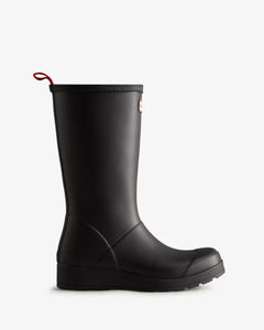 Tall matte sales black rain boots