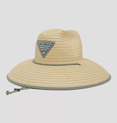 Men's | Columbia | PFG™ Straw Lifeguard Hat |Straw, PFG Triangle
