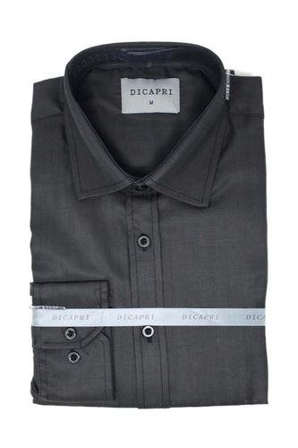 Men's | Dicapri | DS1804 | Dress Shirt | Black