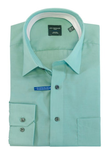 Men's | Leo Chevalier | 225121 | Dress Shirt | Turquoise