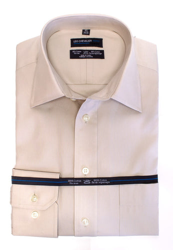 Men's | Leo Chevalier | 225170 | Dress Shirt | Ivory