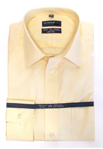 Men's | Leo Chevalier | 225170 | Dress Shirt | Butter