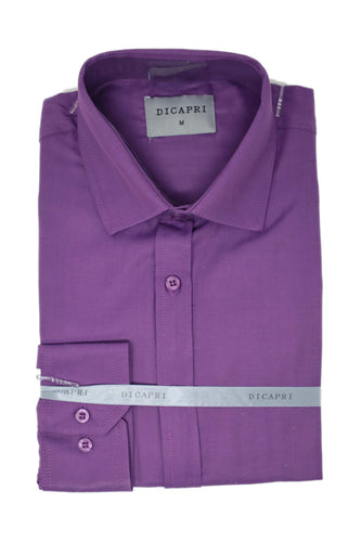 Men's | Dicapri | DS1805 | Dress Shirt | Dark Purple