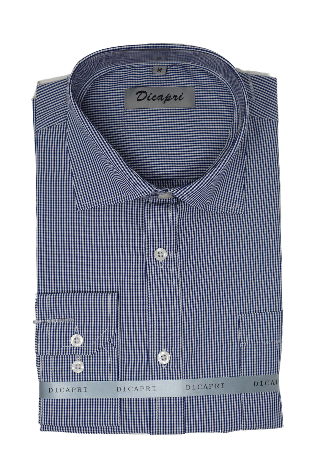 Men's | Dicapri | DS1601 | Dress Shirt | Blue/White