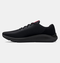 Load image into Gallery viewer, Men&#39;s | Under Armour | 3025801 | Charged Pursuit 3 Wide (4E) | Black / Red