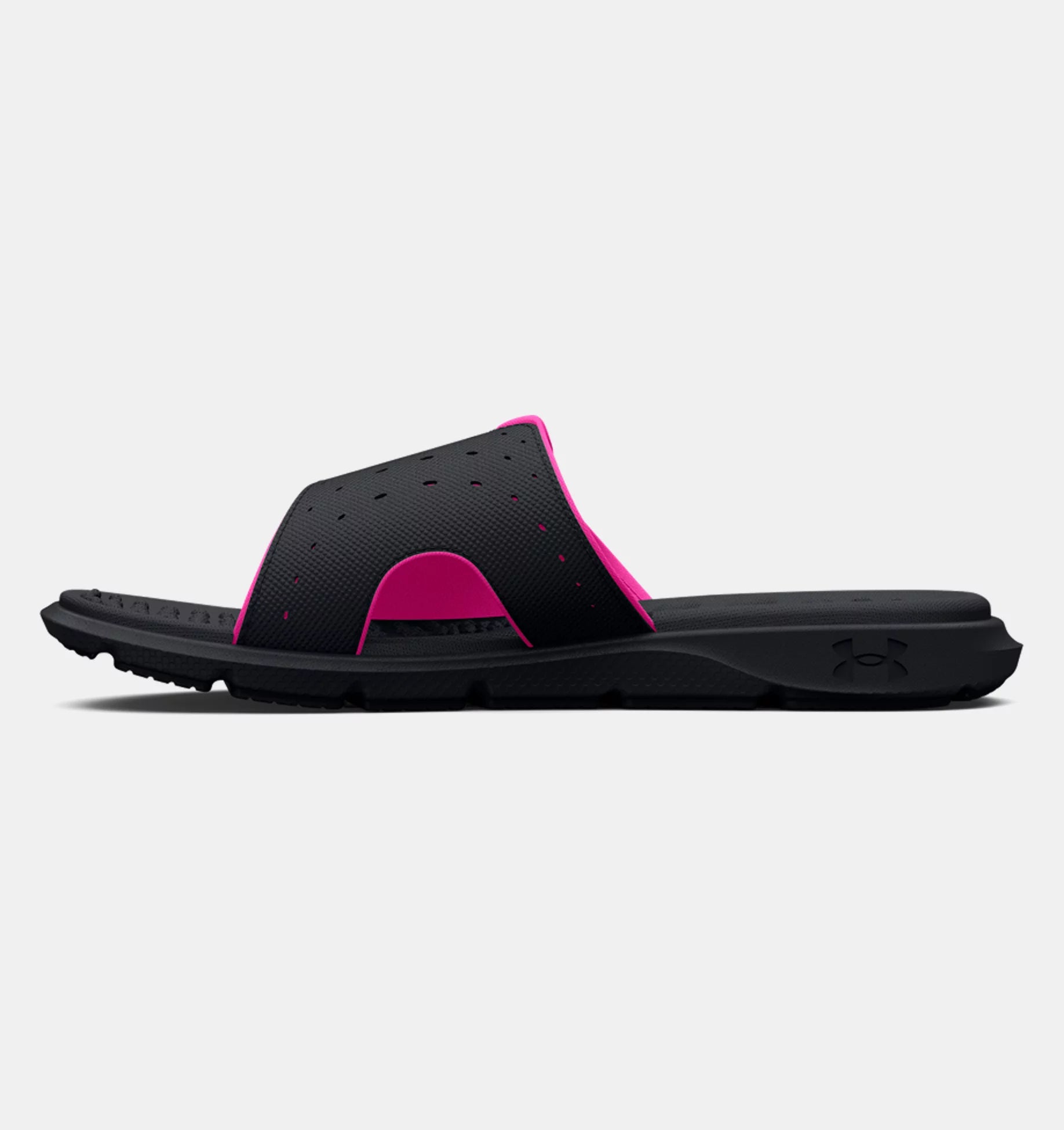 Pink under armour 2024 sandals