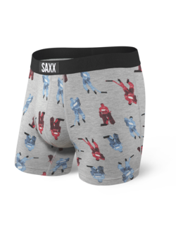 Men's | Saxx | SMBM35 | Vibe Boxer Brief | Grey Table Hockey
