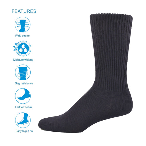 Simcan | Comfort Sock | Cotton | Black