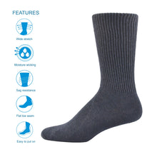 Load image into Gallery viewer, Simcan | Comfort Sock | Cotton | Charcoal