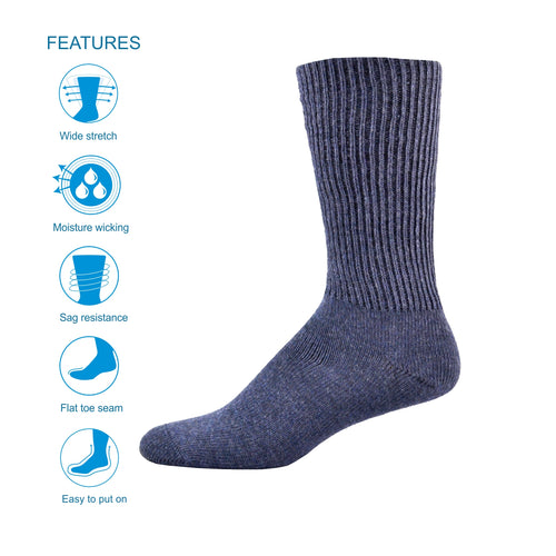 Simcan | Comfort Sock | Cotton | Denim