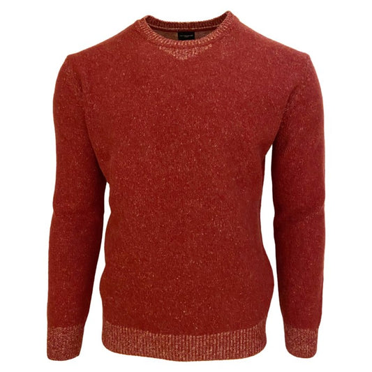 Men's | Leo Chevalier | 529640 | Crew Neck Sweater | Burgundy