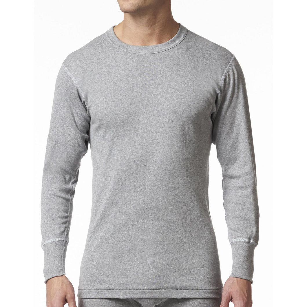 Men's | Stanfield's | 2513 | 100% Cotton | Long Sleeve Shirt | Heather Grey