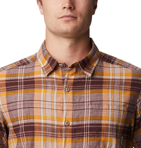 Men's | Columbia | AS1238-630 | Under Exposure Yarn Dye Short Sleeve Shirt | Red Lodge