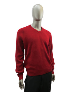 Men's | Ingo | CUNO | V-Neck Sweater | Cherry