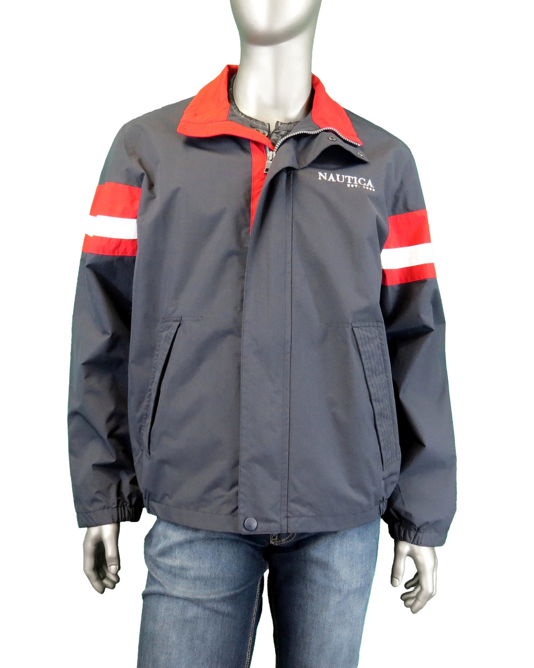 Men's | Nautica | J31050 | Dress Jacket | Navy/Red