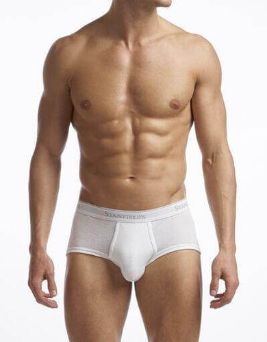 Men's | Stanfield's | 9422 | Cotton/Poly | 2 Pack Brief | White