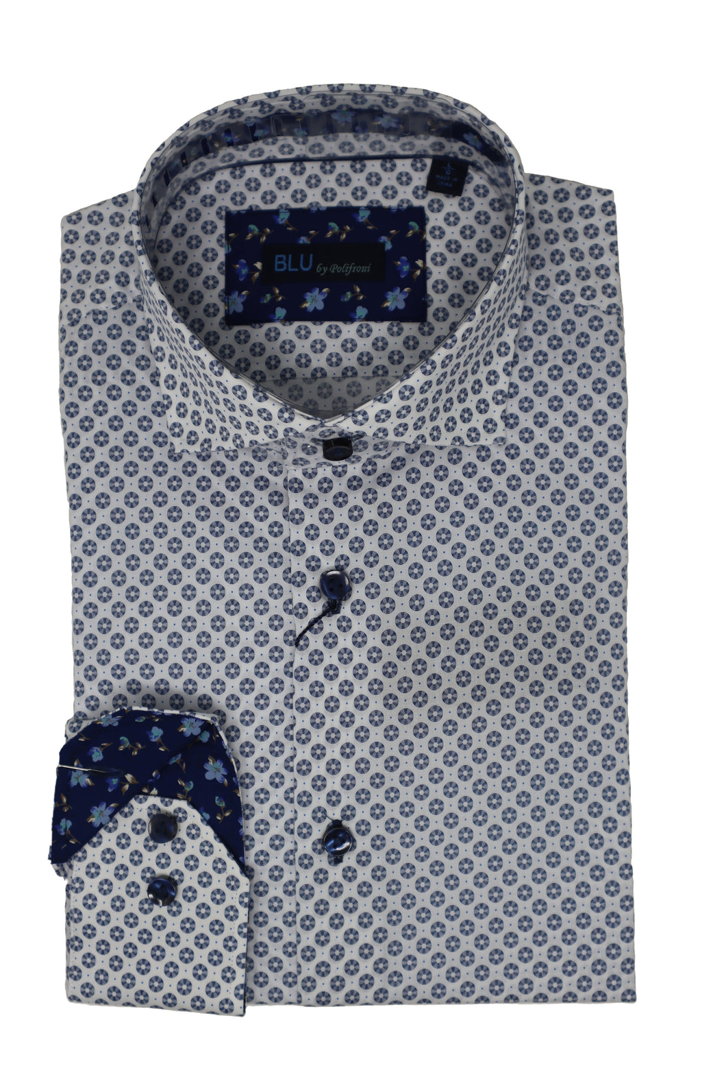 Men's | BLU By Polifroni | B-2249620 | Sport Shirt Prato2 | Blue Circle