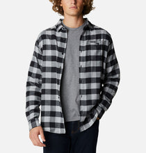 Load image into Gallery viewer, Men&#39;s | Columbia | AM1523-042 | Cornell Woods Fleece Flannel L/S Shirt | Columbia Grey Buffalo Check