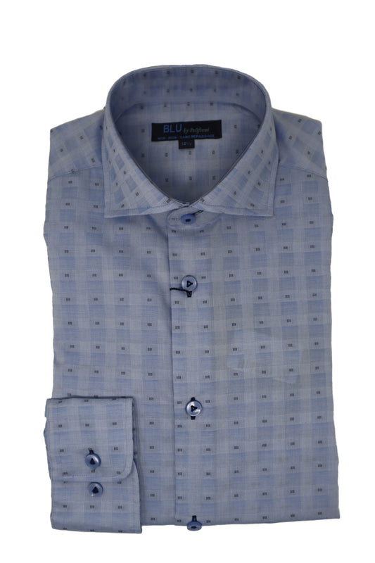 Men's | BLU by Polifroni | G1847226 | Sport Shirt | Blue