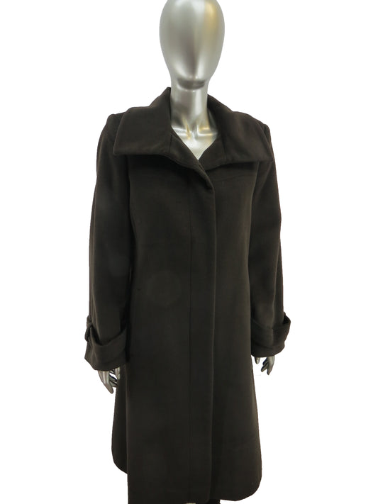 Jones New York | 28052R | Wool Coat | Brown