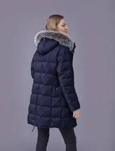 Load image into Gallery viewer, Women&#39;s | Junge | 2860-65 | Mary Insulated Down Coat | Navy