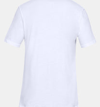 Load image into Gallery viewer, Men&#39;s | Under Armour | 1329590 | Sportstyle Logo Short Sleeve T-Shirt | White / Black