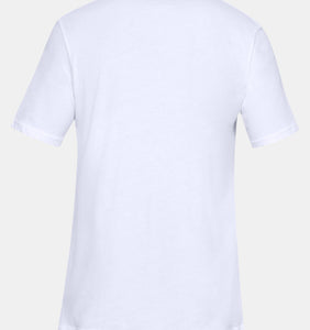 Men's | Under Armour | 1329590 | Sportstyle Logo Short Sleeve T-Shirt | White / Black